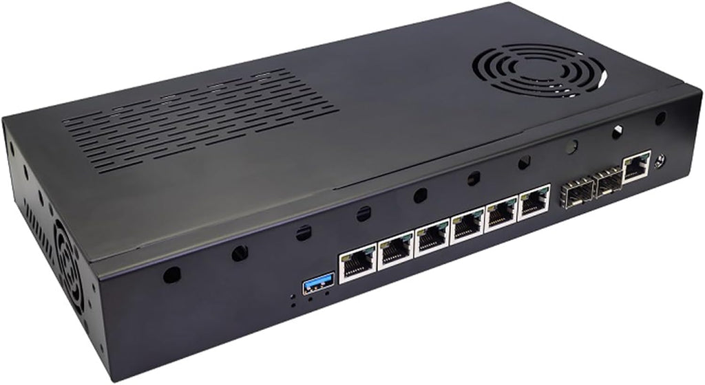 youyeetoo BPI-R4 Pro 8X/4E WiFi 7 Router Board, 8GB DDR4 MT7988A Cortex-A73 1.8GHz, 2x10G SFP+ 4x2.5GbE Ports, Support OpenWrt for Advanced Networking/NAS (Case & WiFi 7 kit,R4 Pro 8X)