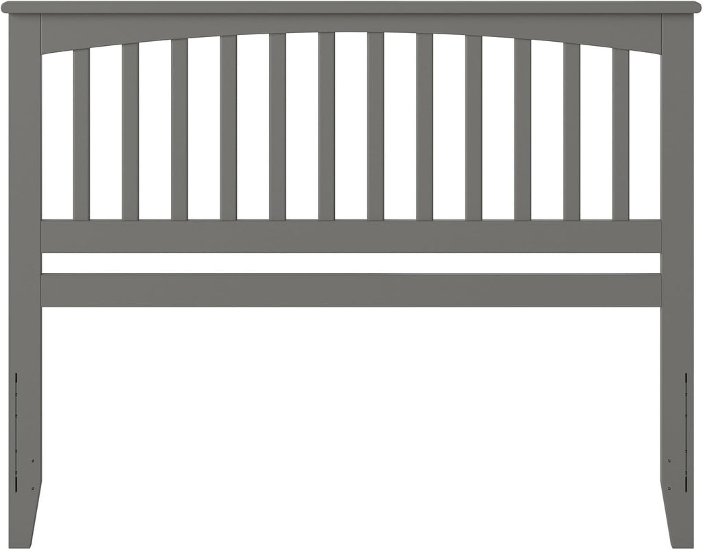 AFI, Mission Queen Solid Wood Headboard, Grey