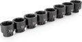 TEKTON 1/2 Inch Drive Shallow 6-Point Impact Socket Set, 8-Piece (1-9/16-2 in.) | SID92004