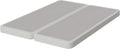 Nutan, 4-Inch Sturdy Wood Box Spring for Mattress Support - Durable and Fully Assembled, Natural Wood Foundation for Full, White
