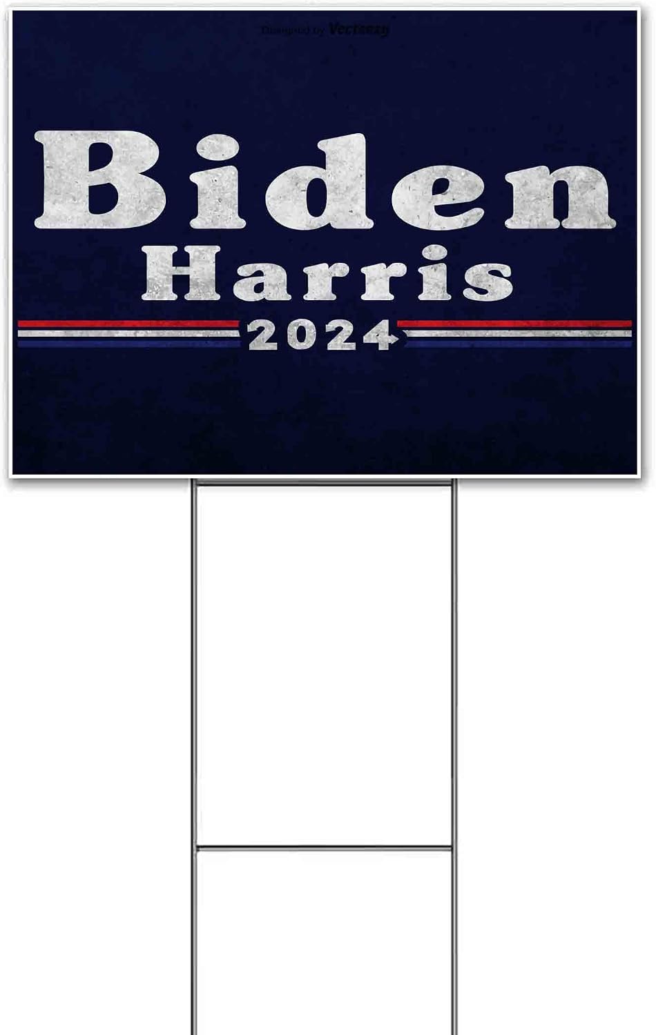 Biden Harris 2024 (18' x 24') Yard Sign, Quantity Discounts, Multi-Packs, Includes Metal Step Stake, Bandit, New, Advertising, USA | Election, Political, Democrat, Vote