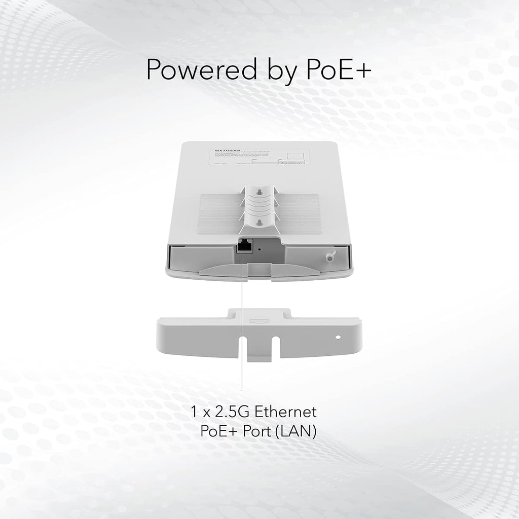NETGEAR WAX610Y Wi-Fi 6 Outdoor Access Point | Up to 200 Devices | Dual Band | Insight Cloud Management | Cloud Care's 3 Year Warranty SupportPlus Included