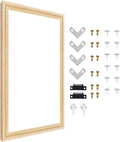 Wood Canvas Stretcher Bars 80cm x 120cm Wooden Art Frames Sturdy Stretcher Frames for Oil Paintings, Paint by Numbers & Posters