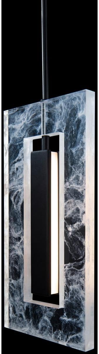 Modern Forms PD-28216-BK Cambria - 16W 1 LED Mini Pendant in Modern Style-16 Inches Tall and 1.25 Inches Wide