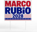 Marco Rubio 2028 Yard Sign 18x24 Double-Sided Political Campaign Lawn Signs with Metal Stakes, Waterproof Corrugated Plastic (5)