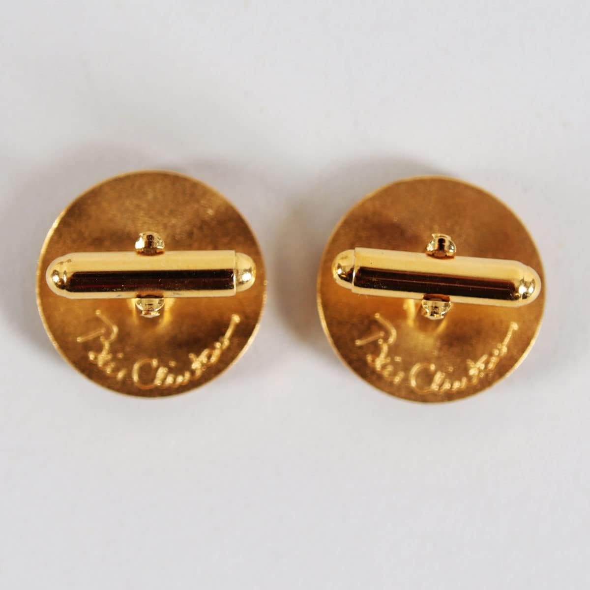 President Bill Clinton Political Lot Incl. VIP Copbalt Cufflinks w/Tie Clip & Inauguration Button Pin