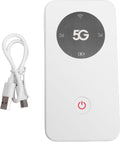 5G Portable Mobile Hotspot, Experience Fast Internet with Travel 5G Hotspot, Nano SIM Slot, 6100mAh Battery for 16 Devices Simultaneously, WiFi 6 Support