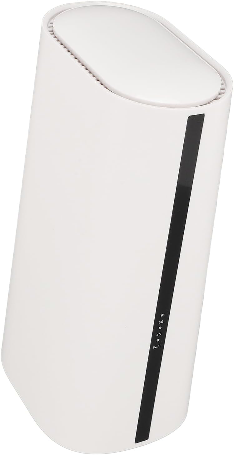 5G Wire Less Internet Router, Support 64 Users, Full Band Gigabit 2.4G Plus 5.8G CPE Dual Band WiFi6 Router for Home and Office (US Plug 100‑240V)