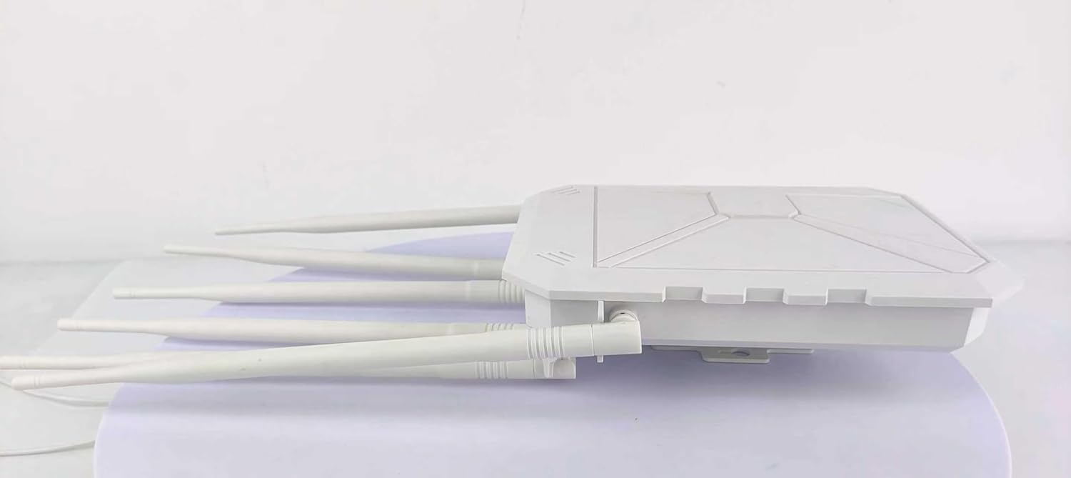 AX3000 Outdoor WiFi 6 Extender - Long Range Outdoor WiFi Extender Signal Booster, IP67 Weatherproof & PoE Support for Large Yard, Farm, RV, Works with Starlink & Up to 256+ Devices