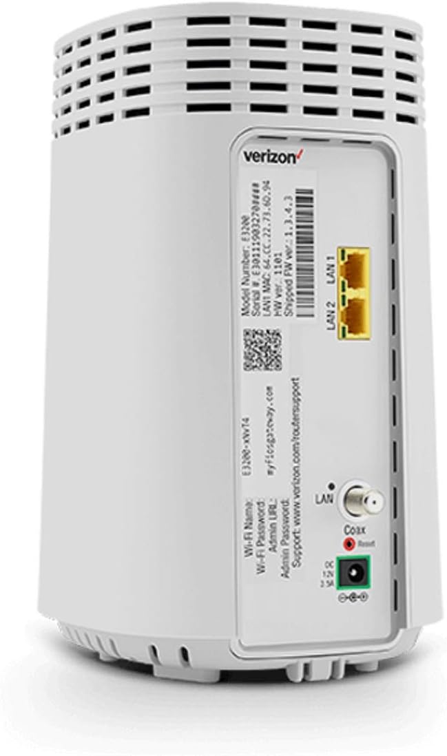 Fios Tri‑Band Mesh Extender with Wi‑Fi 6  AX3000 Signal Booster, Compatible with Verizon Fios (E3200)