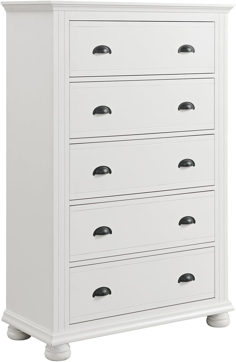 Picket House Furnishings Conaughey Full Panel 5PC Bedroom Set in White