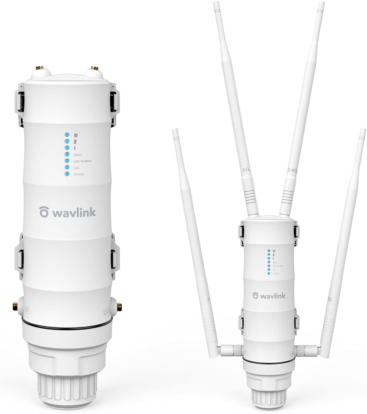 WAVLINK AC1200 Outdoor Wireless High Power Weatherproof WiFi Long Range Extender/AP/Router Mode with Passive POE,Dual Band 2.4+5G Repeater,Gigabit Port, No WiFi Dead Zones for Working from Home