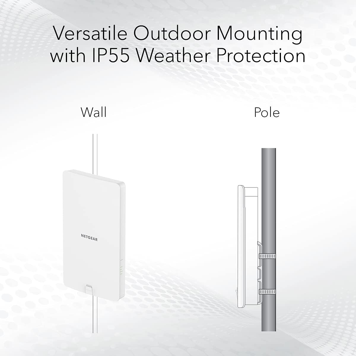 NETGEAR WAX610Y Wi-Fi 6 Outdoor Access Point | Up to 200 Devices | Dual Band | Insight Cloud Management | Cloud Care's 3 Year Warranty SupportPlus Included