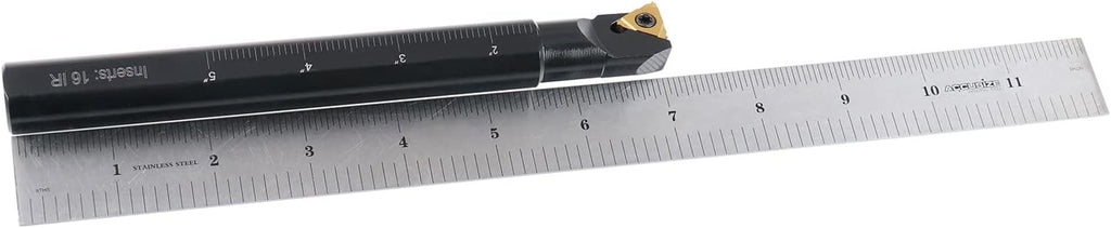 Accusize Industrial Tools 3/4'' Shank Indexable Thread Tool Set, 12Pcs Un Internal Thread Right, 0028-0284