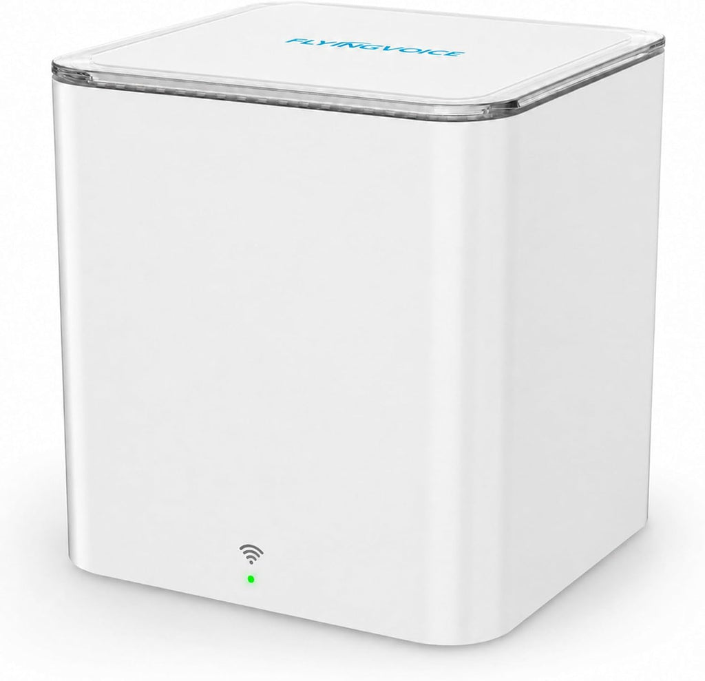 FLYINGVOICE SR3000-lite AX3000 Wi-Fi 6 Router, Dual-Band Gigabit Wireless Internet Speed, EasyMesh for Whole Home Coverage, 1 x Gigabit Port (WAN/LAN), WPS Button, Parent Router or Mesh Satellite