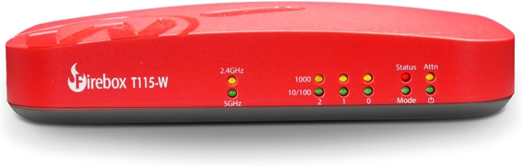 Trade Up to WatchGuard Firebox T115-W with 1 Year Total Security Suite - Wi-Fi 7 Tabletop Firewall, 3X 1Gb Ports, Silent Fanless Security for Small Offices (WGT116671)