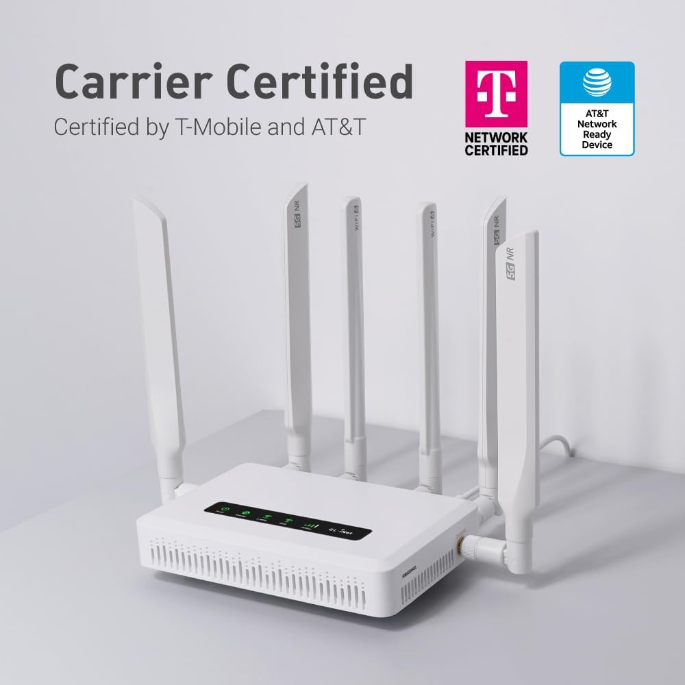 GL.iNet GL-BE9300(Flint 3) Tri-Band WiFi 7 Router & GL.iNet GL-X3000 (Spitz AX) Cellular 5g Router