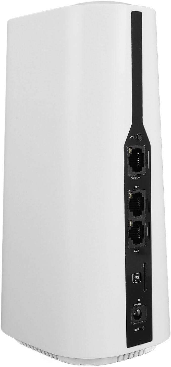 5G CPE Router with SIM Card Slot, 5G NR NSA SA Dual Band Home Router with Built in Antennas, Wire less Internet Router for Home Office Indoor, 64 Users Support (US Plug 100 to