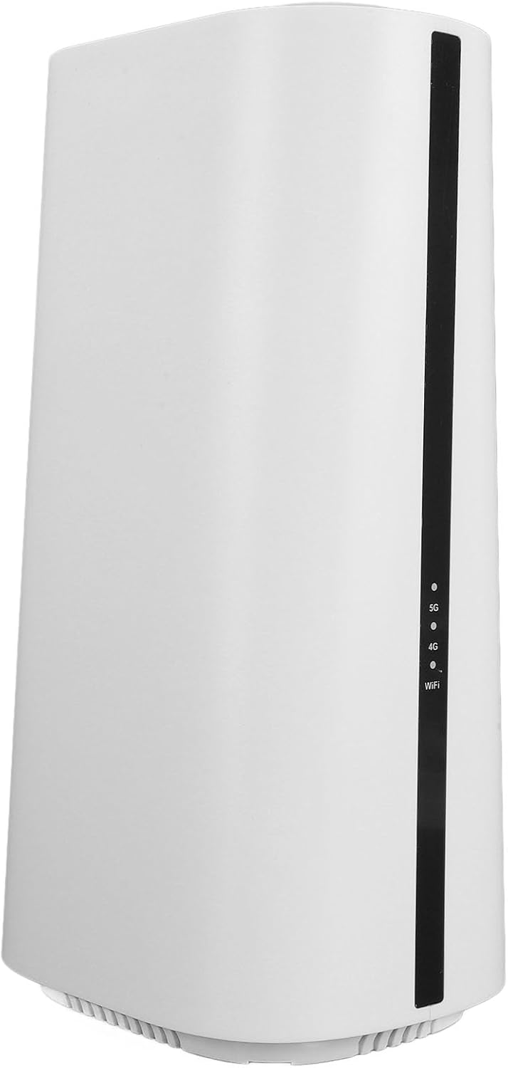 5G CPE Router with SIM Card Slot, 5G NR NSA SA Dual Band Home Router with Built in Antennas, Wire less Internet Router for Home Office Indoor, 64 Users Support (US Plug 100 to