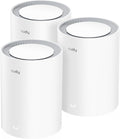 Cudy Dual Band BE3600 WiFi 7 Wi-Fi Mesh System, 3.6 Gbps 160 Mhz, Coverage up to 2900 Sq.ft, 3 Gigabit Ports, Multi-VPN Compatible, Cudy APP Control(M3600 3-Pack)