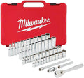 Milwaukee 932464944 1/4in Ratcheting Socket Set Metric & Imperial, 50 Piece