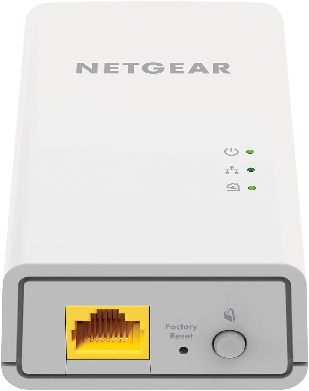 NETGEAR Powerline Adapter Kit, 1000 Mbps Wall-Plug, 1 Gigabit Ethernet Ports (PL1000-100PAS)