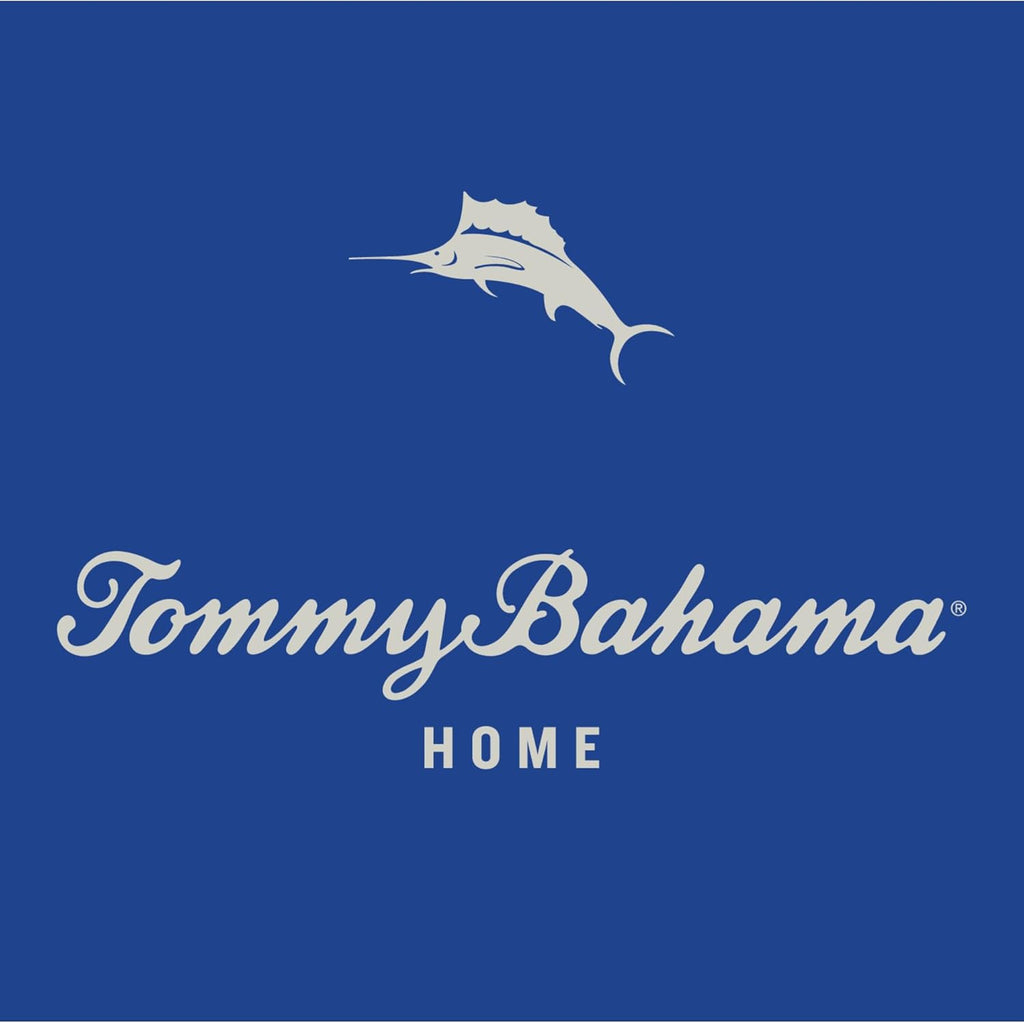 Tommy Bahama- Queen Comforter Set, Cotton Reversible Bedding Set, Includes Matching Shams with Throw Pillows (Canyon Palms Green, Queen)