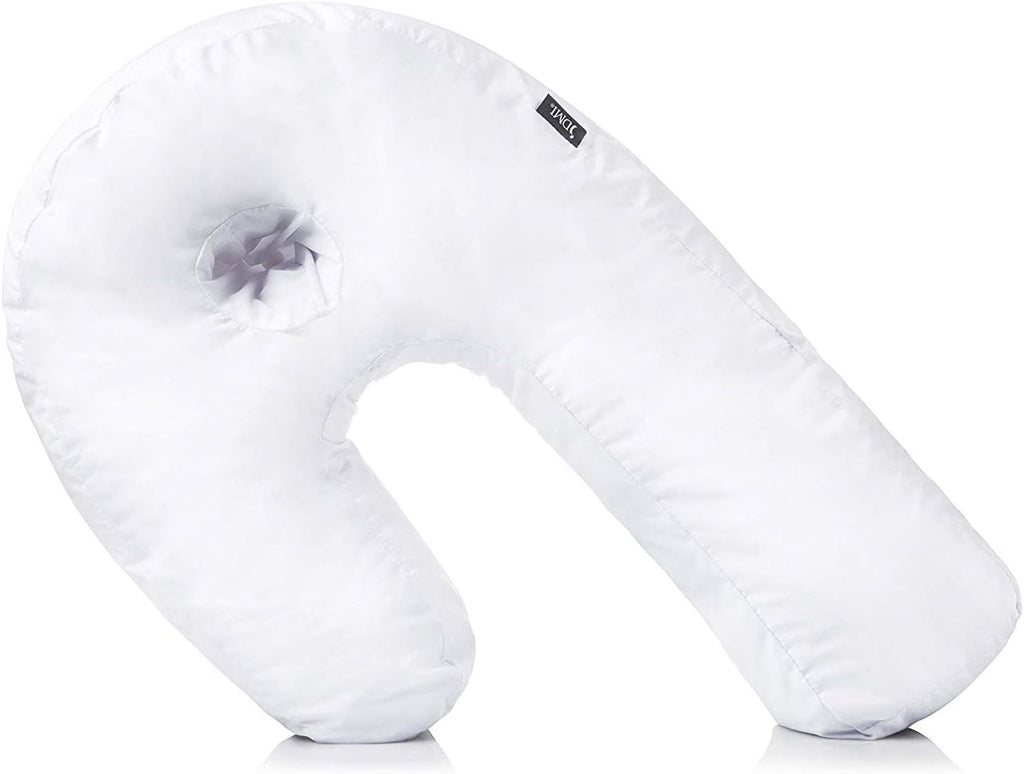 DMI Side Sleeper Pillow and Body Pillow, Pregnancy Pillow with Contoured Support for Neck, Back, Hip, Joint Pain and Sciatica Relief with Removable Washable Cover, Firm, Full Body Pillow (Pack of 9)