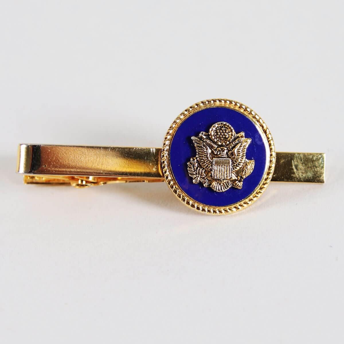 President Bill Clinton Political Lot Incl. VIP Copbalt Cufflinks w/Tie Clip & Inauguration Button Pin