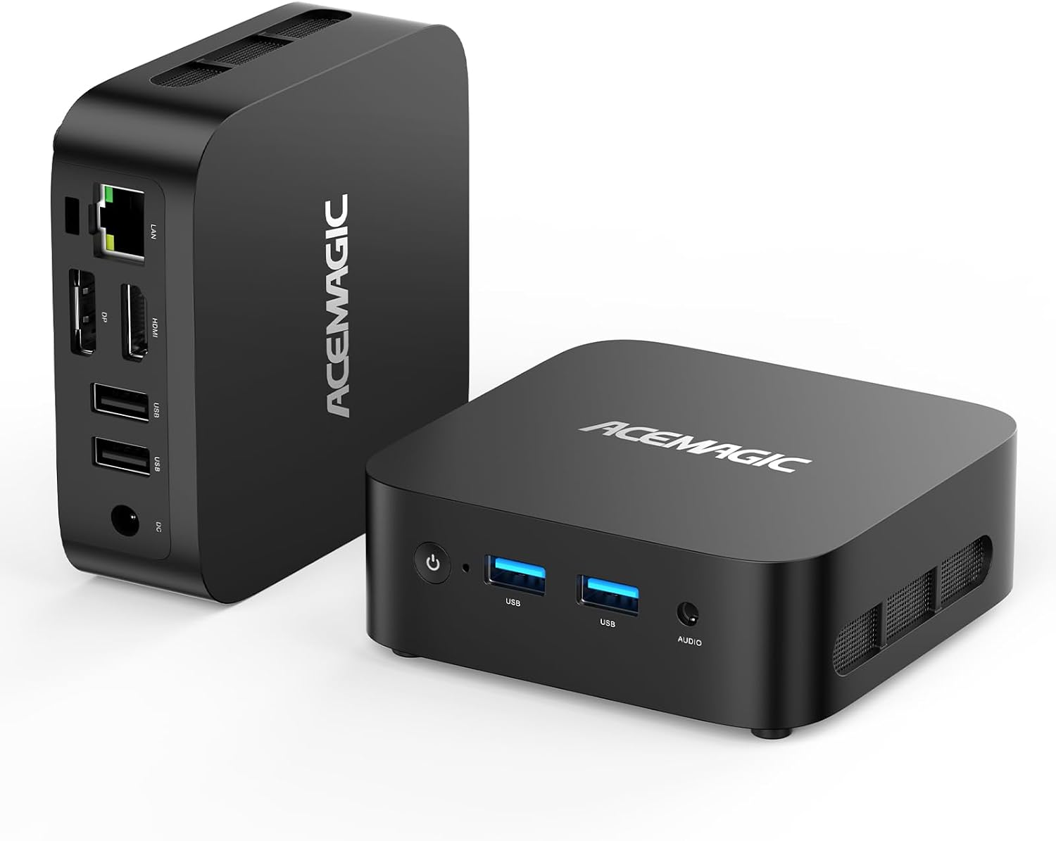 ACEMAGIC Vista V1 N95 Mini Pc, 12Th Gen Intel N95 (Beat N100, Up to 3.6Ghz), 16GB DDR4 RAM 512GB SSD Mini Computers, 4K Dual Display, WiFi/Bt, Vesa Mount, Home/Office Micro Pc