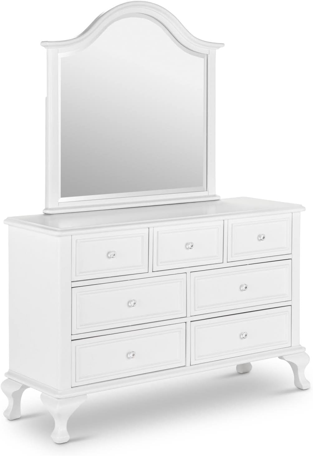 Picket House Furnishings Jenna 6 Piece Full Bedroom Set in White