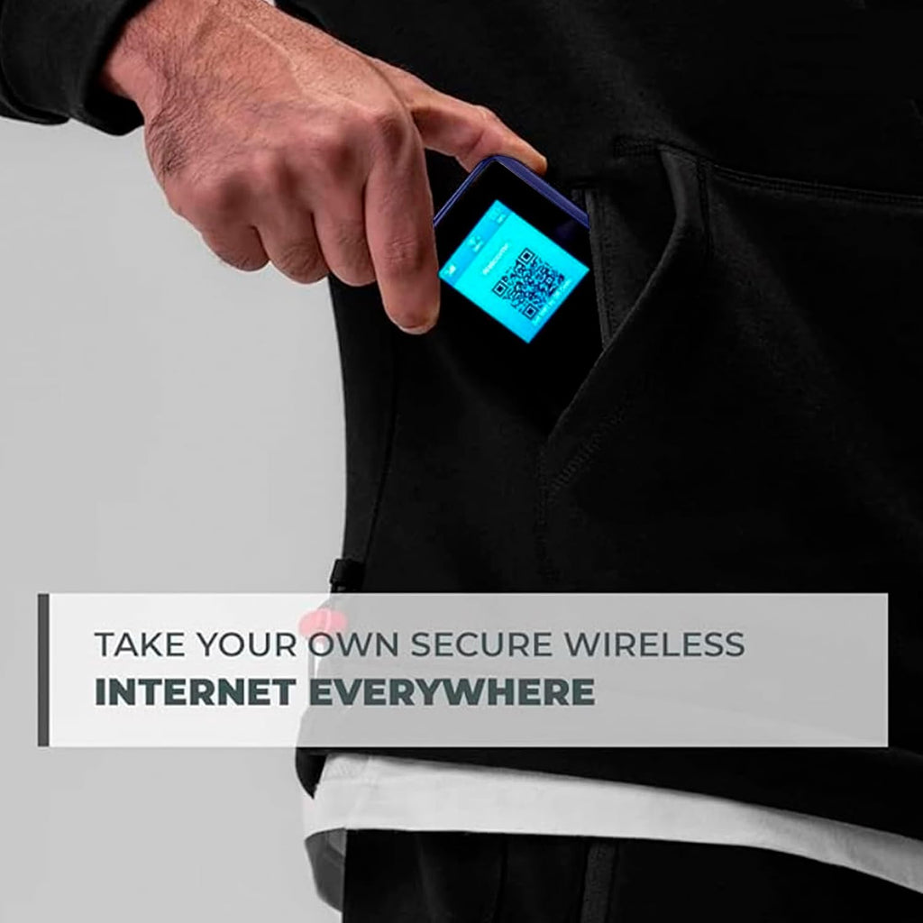 Forward Wireless 4G LTE Mobile Hotspot|Portable WiFi & Travel Router for USA & 140+ Countries, No SIM (AI Powered Global Smart Network)-250GB USA Data for 30 Days, No Contract, Connects to 16 Devices