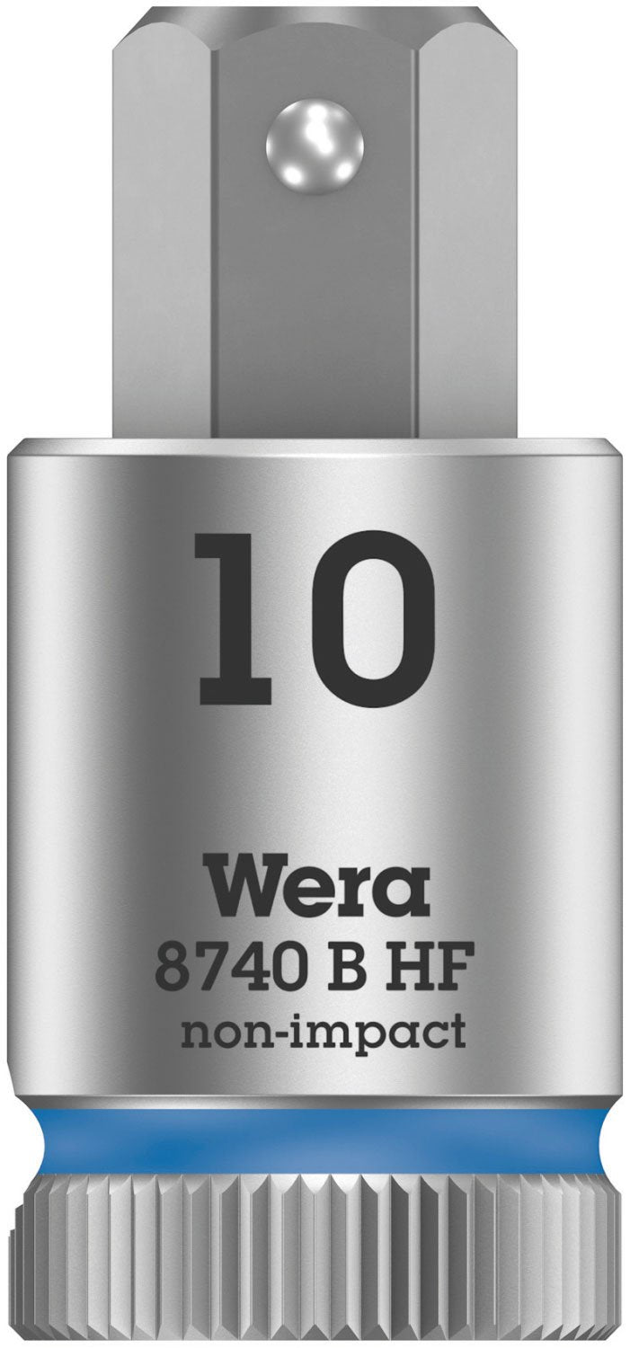 Wera 05003971001 Belt B 2 Zyklop In-Hex-Plus bit socket set with holding function, 3/8' drive, 8 pieces
