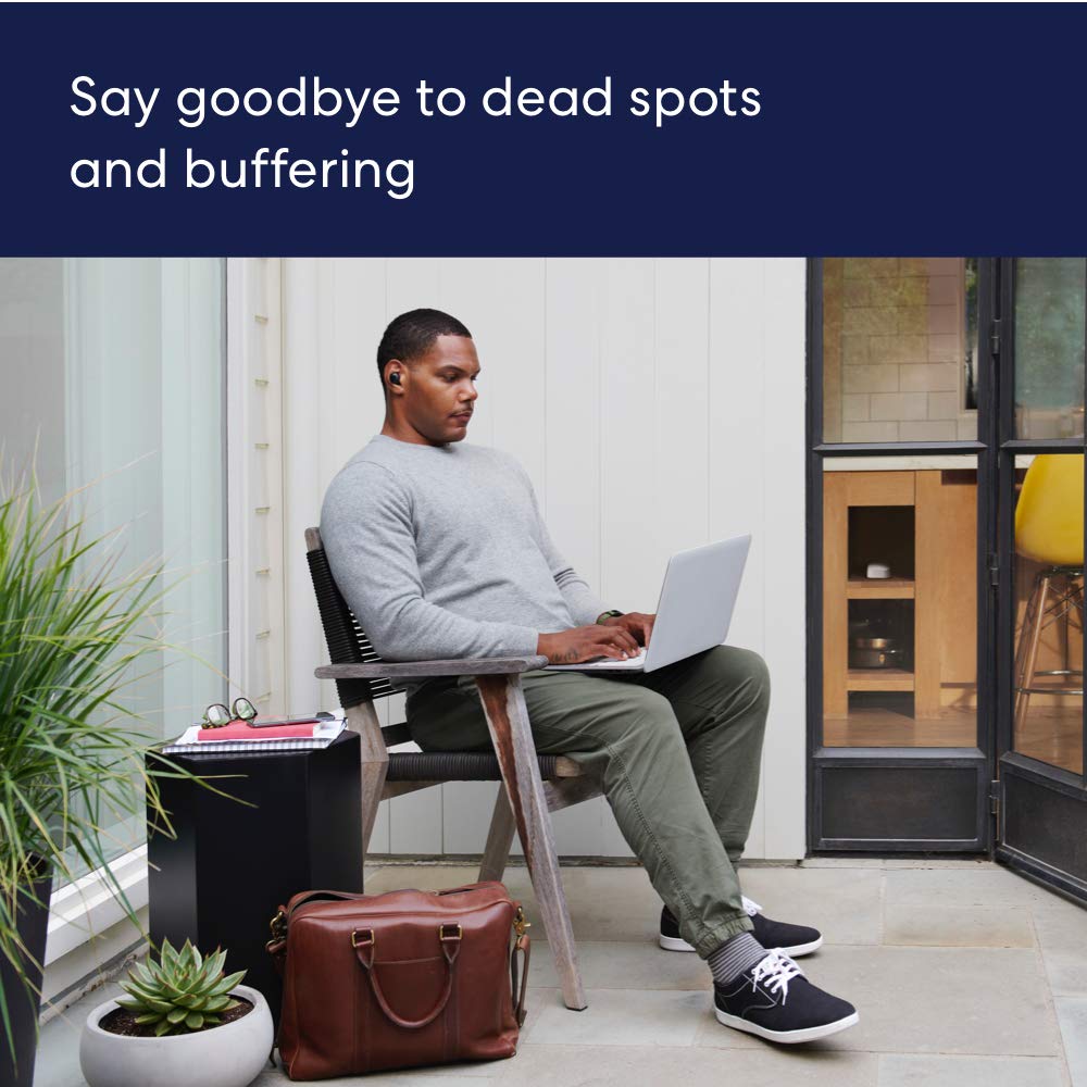 Amazon eero 6 mesh wifi system - Supports internet plans up to 500 Mbps, Coverage up to 5,000 sq. ft., Connect 75+ devices, 5-pack (3 routers + 2 extenders)
