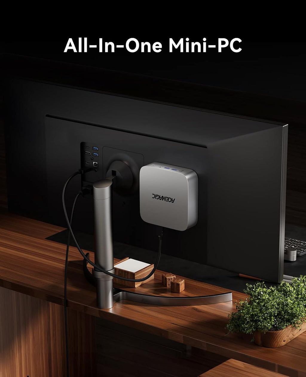 ACEMAGIC Mini PC AMD Ryzen 7 6800H 16GB DDR5 512GB PCle SSD Mini Computers (8C/16T, up to 4.7GHz), 11 Pro Radeon 680M 4K Triple Display Desktop Computers 3.2Type-C/LAN 2.5G/BT5.2/WiFi 6