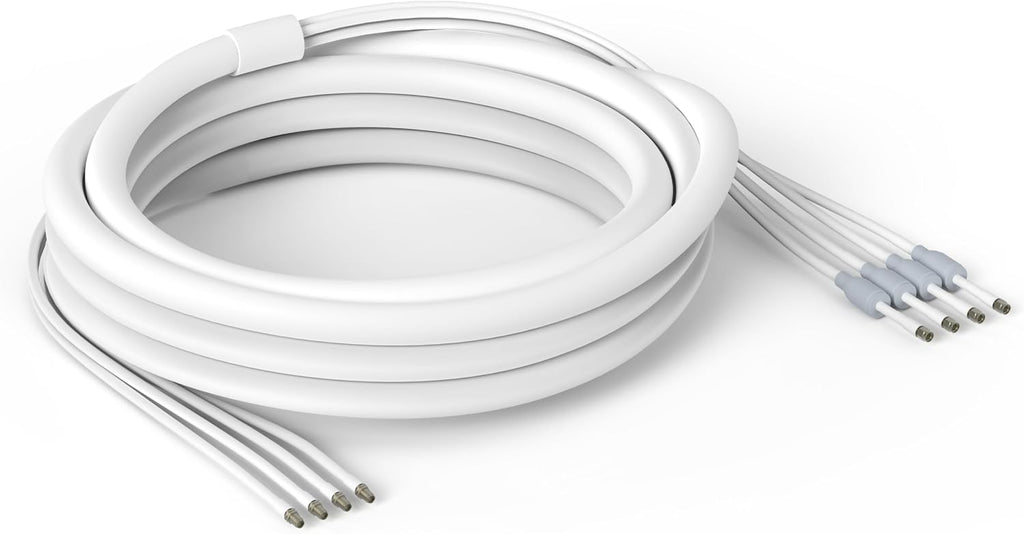 Waveform QuadPro Kit + 50' Total Cable Bundle - 4x4 MIMO Panel for 4G/5G Routers & Gateways for T-Mobile Home Internet, Verizon, AT&T Kit with 2X 20', 1x 10' SMA Cable, Mount, U.Fl adapters