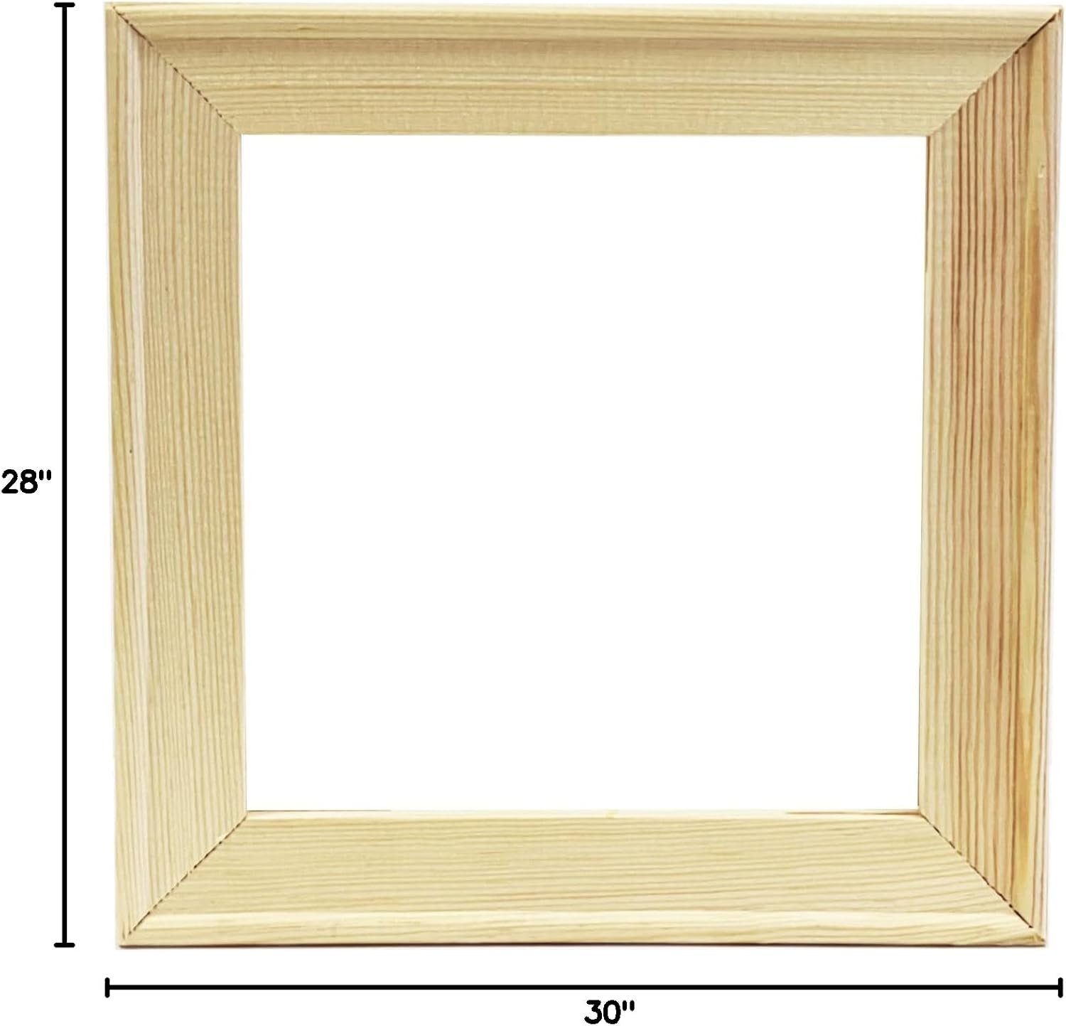 28' 50 PK Bulk Discount 0.75' Canvas Stretcher Bars Wood Frame for Canvas Stretching.Extra Large Custom Size 6-84'