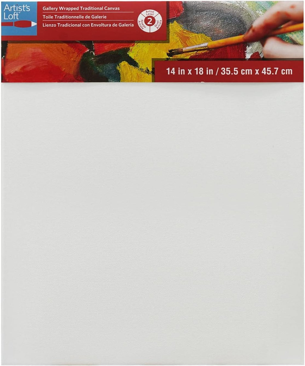 Artist's Loft Level 2 Gallery Wrapped Traditional Canvas, 12 Pack