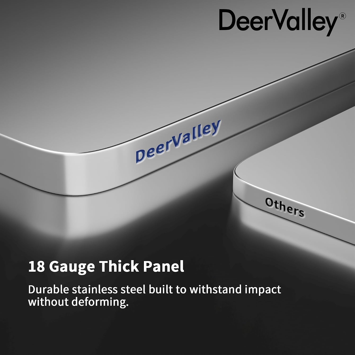 DeerValley 30 Inch Undermount Kitchen Sink 18 Gauge Stainless Steel Kitchen Sink Spacious Single Bowl Sinks with Basket Strainer Curved Shape Round Corner Deep Sinks for Modern Kitchens