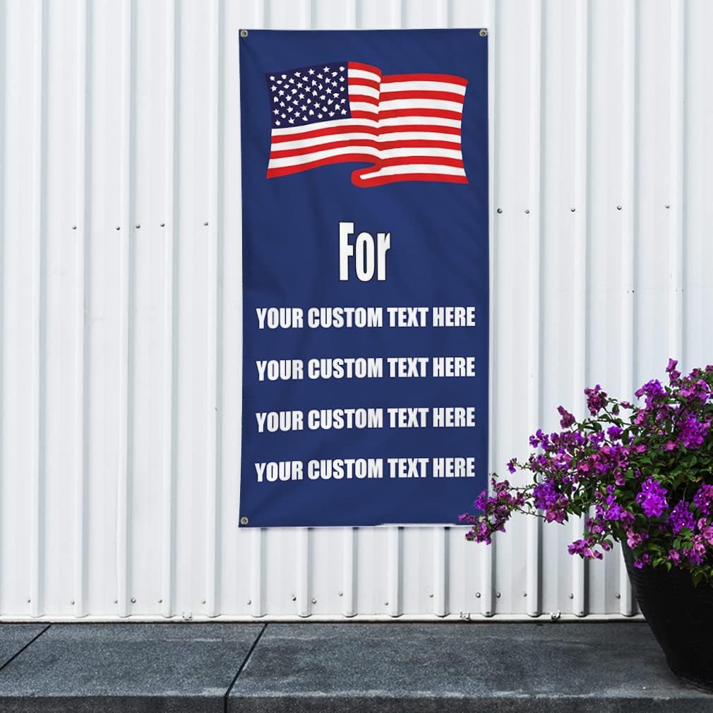 Custom Vertical Vinyl Banner Multiple Sizes For Student Council Elect Vote Election Political Outdoor Weatherproof Industrial Yard Signs 10 Grommets 144x60Inches