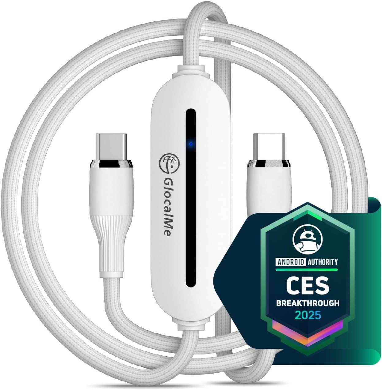 GlocalMe UniCord Charging Cable and Numen Air 5G Hotspot with 30GB US/CA/MX Data 60Days, Portable WiFi Hotspot for Travel