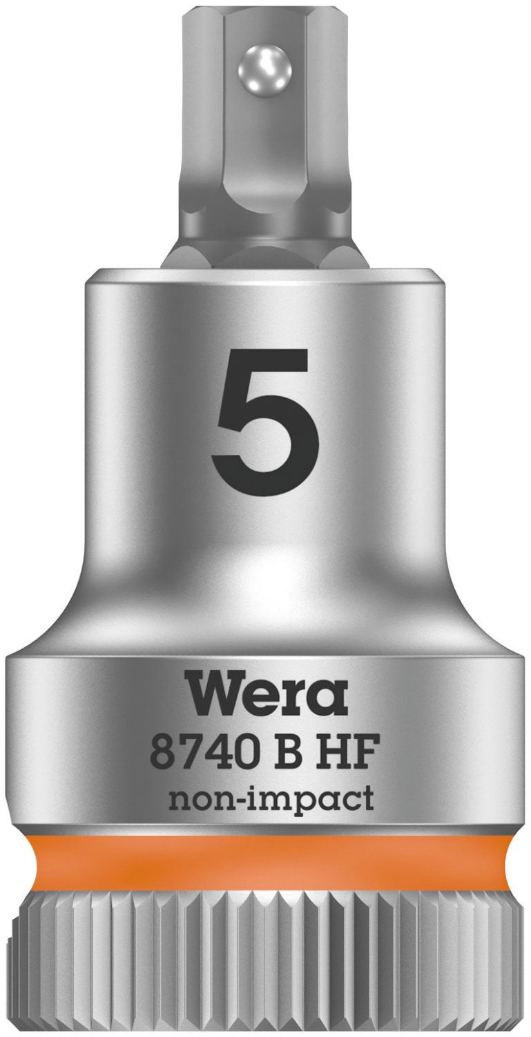 Wera 05003971001 Belt B 2 Zyklop In-Hex-Plus bit socket set with holding function, 3/8' drive, 8 pieces