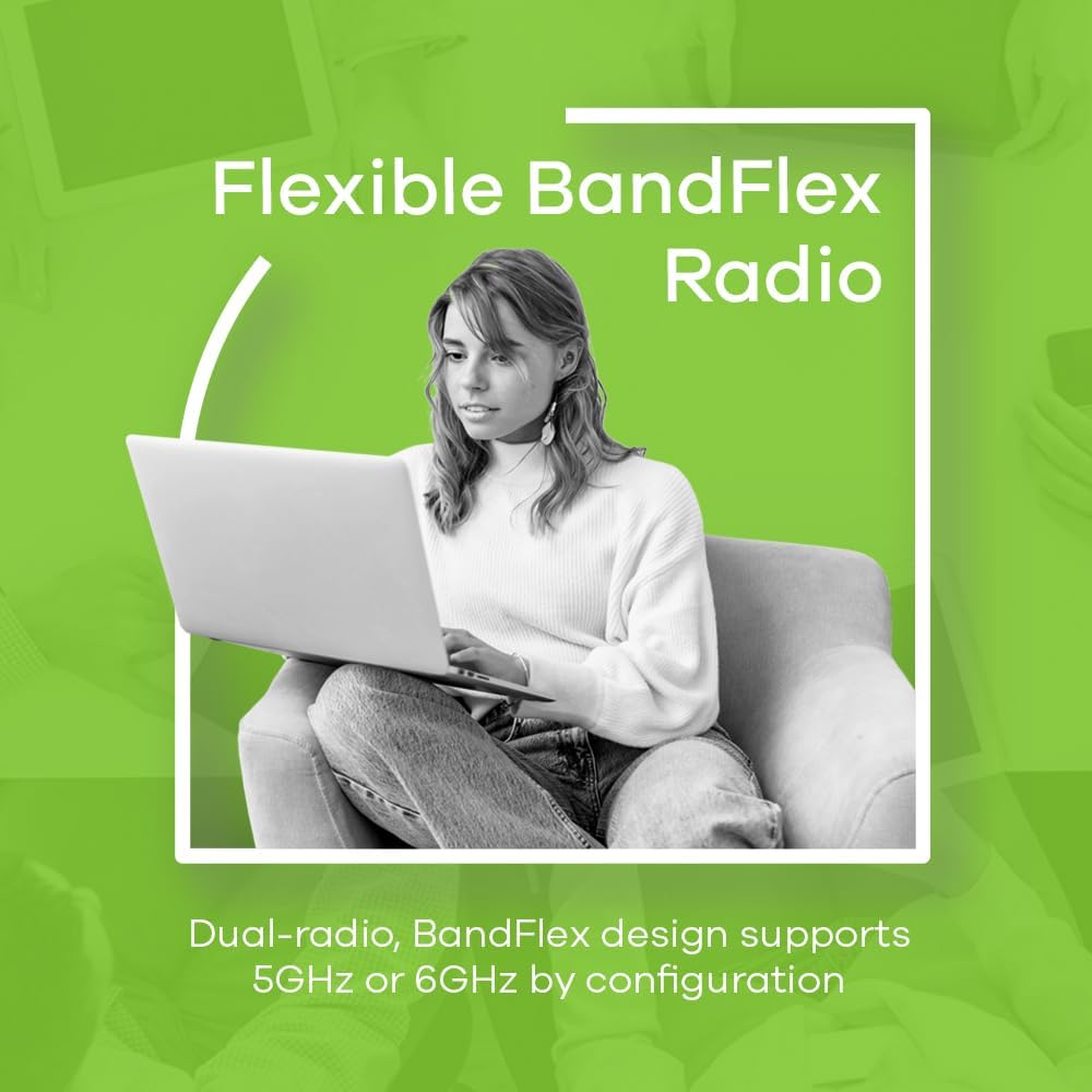 Zyxel BE6500 WiFi 7 Dual-Radio Access Point, Dual-Optimized Antenna, Manageable via Nebula Web/App, On-Premises Controller, or Device's Local Interface [WBE510D]