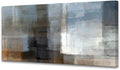 Muolunna A62275 Canvas Prints Abstract Wall Art Print Paintings Grey and Brown Home Decor Stretched and Framed Ready to Hang for Living Room Bedroom and Office Home Kitchen Artwork 30x60inch