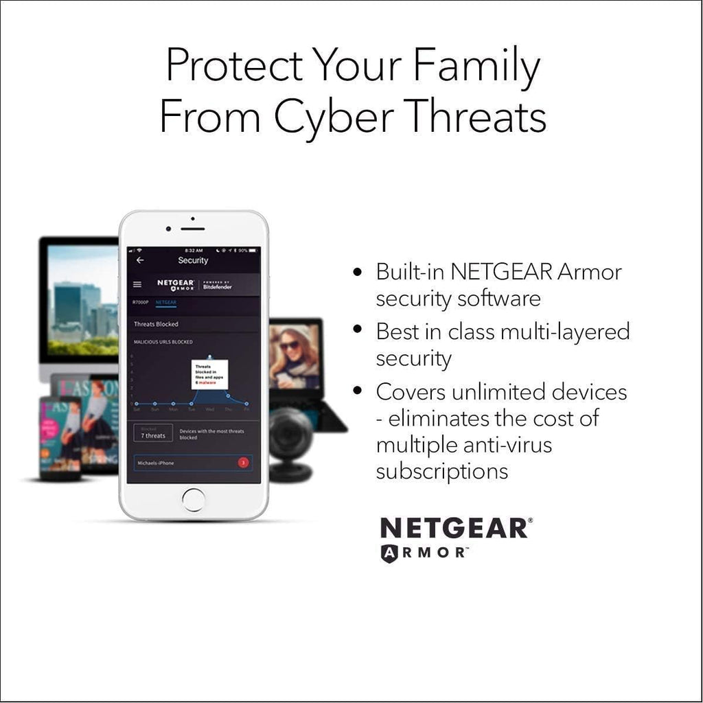 Netgear Netgear - Orbi AX4200 Tri-Band Mesh Wi-Fi 6 System (2-Pack) - White (Renewed)