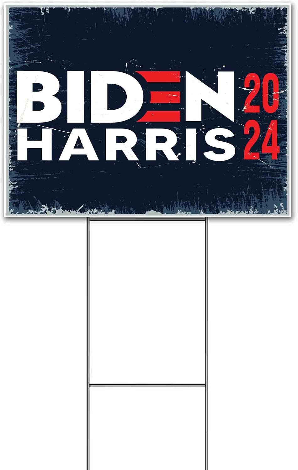 Biden Harris 2024 (18' x 24') Yard Sign, Quantity Discounts, Multi-Packs, Includes Metal Step Stake, Bandit, New, Advertising, USA | Election, Political, Democrat, Vote