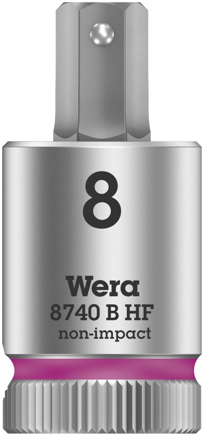 Wera 05003971001 Belt B 2 Zyklop In-Hex-Plus bit socket set with holding function, 3/8' drive, 8 pieces