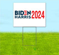 Biden Harris 2024 (18' x 24') Yard Sign, Quantity Discounts, Multi-Packs, Includes Metal Step Stake, Bandit, New, Advertising, USA | Election, Political, Democrat, Vote