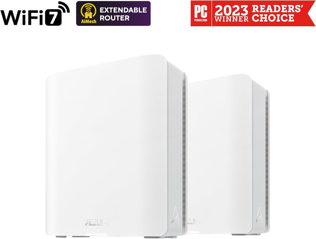 Asus Zenwifi Bt10 Tri-Band (2.4 Ghz / 5 Ghz / 6 Ghz) Wi-Fi 7, W129022134 (Ghz / 5 Ghz / 6 Ghz) Wi-Fi 7 (802.11Be) White 3 Internal