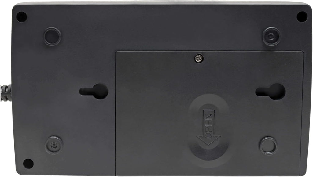 Tripp Lite 500VA Mini UPS Battery Backup Surge Protector, 8 Outlets, Uninterruptible Power Supply, Small UPS for Home & Office, TV & Computer UPS, 3-Year Warranty & $100,000 Insurance (BC500)